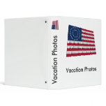 37-star flag, Double Medallion pattern Vinyl Binders