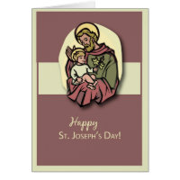 3818 St. Joseph's Day Greeting Card