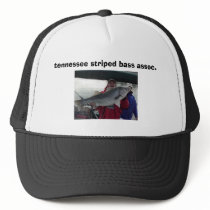 38 # hand full, tennessee striped bass assoc. hats