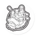 38. Raft Logo Sticker
