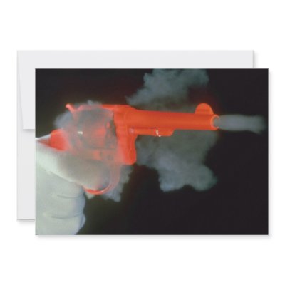 .38-special revolver, firing personalized announcements by inspirelove