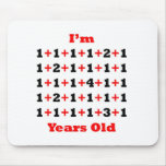 38 Years Old B Red Mouse Pad