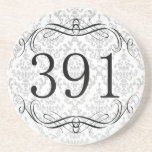 391 Area Code Beverage Coasters