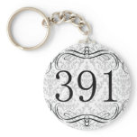 391 Area Code Keychain