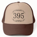 395 Area Code hats