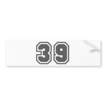 39 BUMPER STICKER