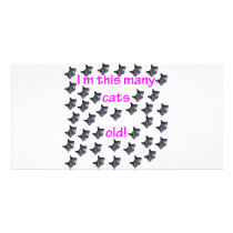 39 Cat Heads Old Photo Card Template