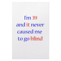 39 never gone blind stationery