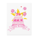 39 Year Old Birthday Cake Post Cards