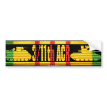 3/11th ACR VSM Ribbon Cut-Out Bumper Sticker