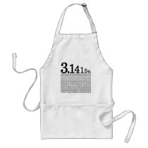 3.1415926 Pi aprons by OddMatter 3.1415926 Pi aprons