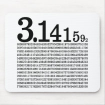 3.1415926 Pi Mouse Pads
