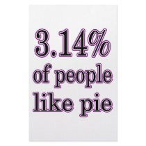 3.14% like pie stationery