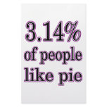 3.14% like pie stationery