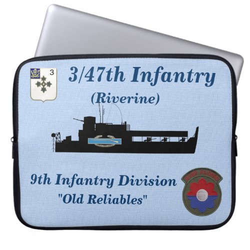 3/47th Infantry ATC & CIB Electronics Sleeve electronicsbag