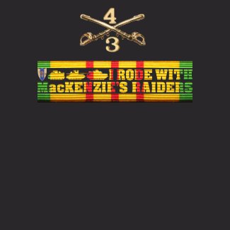 3/4th Cav I Rode With MacKenzie's Raiders M113 Shi zazzle_shirt