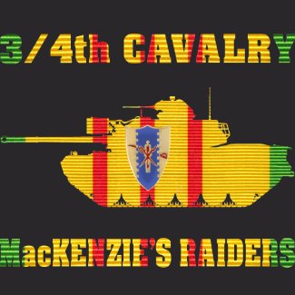 3/4th Cav I Rode With MacKenzie's Raiders M48 Shir zazzle_shirt