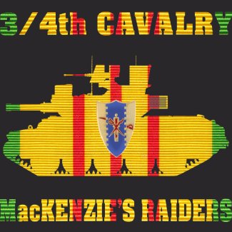 3/4th Cav I Rode With MacKenzie's Raiders M551 Shi zazzle_shirt