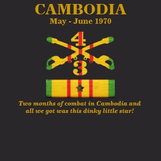 3/4th Cavalry Cambodian Invasion Shirt shirt