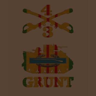 3/4th Cavalry M113 CIB Grunt Shirt shirt