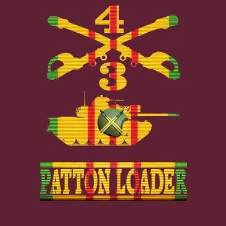 3/4th Cavalry M48A3 Patton Loader Shirt zazzle_shirt