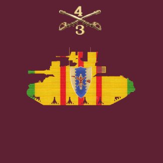3/4th Cavalry VSR M551 Sheridan Shirt shirt