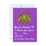 3.5" x 5" Portrait Party Time Creatives Personalized Invitations