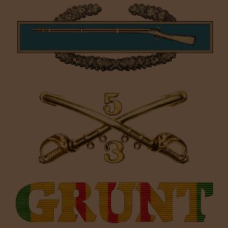 3/5th Cavalry M113 CIB Grunt Shirt shirt