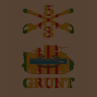 3/5th Cavalry M113 CIB Grunt Shirt shirt