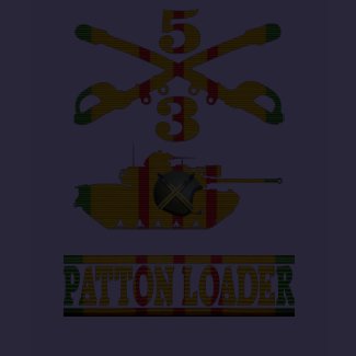 3/5th Cavalry M48A3 Patton Loader Shirt zazzle_shirt