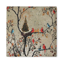 $3.95 Christmas Tree Nest ~ Magnet