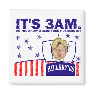 3-AM-HILLARY Magnet by ScottNychay