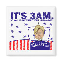 3-AM-HILLARY Magnet