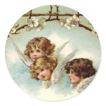 3 Angels Under Flower Arch - Sticker