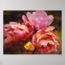 3 Autumn Roses Poster