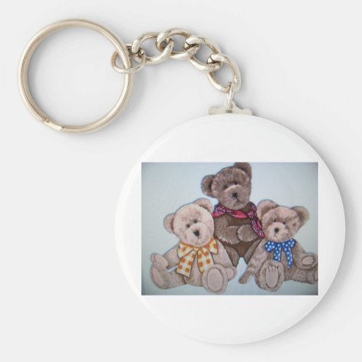 3 bears keychain