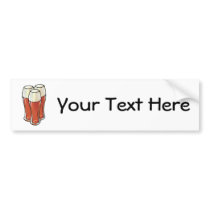 3 Beers (customizable) Bumper Sticker