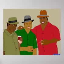 3 Buds Print posters