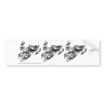 3-Camo-Grey-Sledder bumper stickers by snomotease 3-Camo-Grey-Sledder bumper stickers