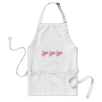 3-Camo-Pink-Sled Aprons by knudsonstudios