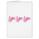 3-Camo-Pink-Sled Greeting Card