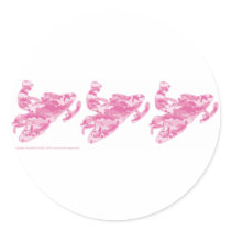 3-Camo-Pink-Sled stickers by snomotease 3-Camo-Pink-Sled stickers