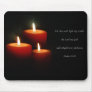 3-Candle Verse Mouse Pad