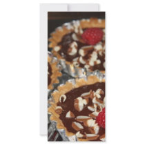3 Chocolate Tarts rack cards