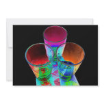 3 Coloured Cocktail Shot Glasses - Style 1 Custom Invite