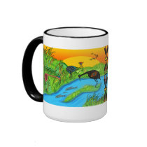 3 Cranes At Bosque del Apache mugs by ZiaSun 3 Cranes At Bosque del Apache mugs