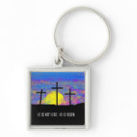 3 crosses key chain