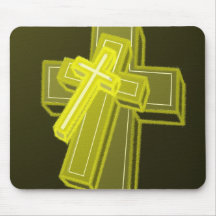 3 Crosses Mouse Pads