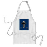 3 Crosses on Blue Aprons