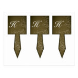 3 Cup Cake Picks Autumn Floral Fall Brown Sugar Post Cards
